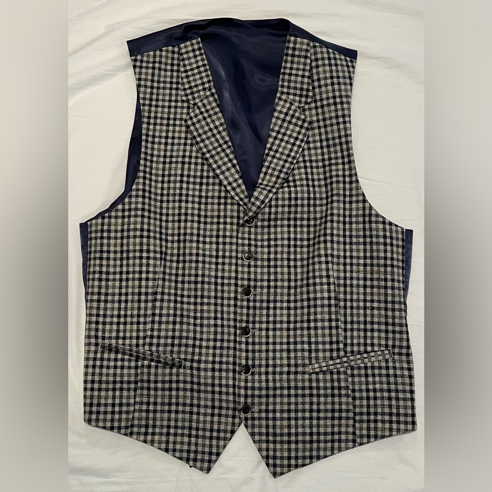 Suitsupply Houndstooth Vest Formal Tailored Fit